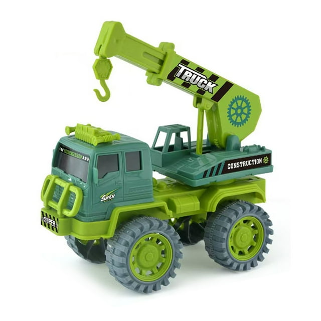 Rbaofujie Children's Puzzle Toy Large Simulation Engineering Vehicle Excavator Inertias Sliding Toy Vehicle Drop Resistants Boy Gift