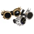 thumbnail image 3 of FeiKong Anime Iruma Miu Cosplay Glasses Prop Gothic Cosplay Rivet Steampunk Goggles Glasses Welding Punk, 3 of 6
