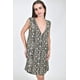 thumbnail image 4 of Vestido recto escote V Roman Fashion /Juvenil, 0N4 (Animal print) beige M, 4 of 5