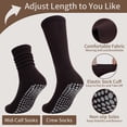thumbnail image 3 of Sophproton Pilates Yoga Socks Non-Slip Grip for Women 10 Pairs Size 9-11 Multicolor, 3 of 7