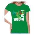 thumbnail image 1 of Awkward Styles My Brother Is Special Tshirt for Women Autism Awareness Shirts Autism Puzzle T Shirt Women's Autism Tshirt Family Autism Awareness Autistic Pride Gifts Autism Shirts Autism Support, 1 of 4