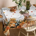 thumbnail image 2 of Fall Tablecloth 60x102 Inches Rectangle - Fall Decorations for Home - Fall Mountain Truck Table Cloth Pumpkins Fall Decor for Home, Table, Party, Kitchen, 2 of 6