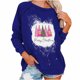 thumbnail image 2 of Pntutb, camiseta de manga larga suelta con cuello redondo y estampado informal a la moda de verano para mujer, blusa, Jersey Pntutb Pntutb-1955, 2 of 6