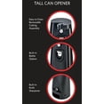 thumbnail image 2 of EUROSTAR EC600B Tall Can Opener, Black, 2 of 3