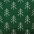 thumbnail image 4 of 18" x 18" Simply Daisy Patterned Trees Winter Polyester Accent Pillow, Pine Qty 1, 4 of 4