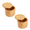 Clear, variant on Bamboo Salt Box,Salt Holder With Lid, Salt Shaker, Cumin and Pepper Bowl with Magnetic Swivel Lid(2 PCS)