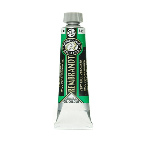 Rembrandt Artist's Oil Colors, 40 mL, Emerald Green, 615, Pack Of 2