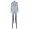 thumbnail image 3 of Haitryli Women Yoga Jumpsuit Full Body Dance Bodysuit Athletic Sport Long Leotard Unitard Grey M, 3 of 7