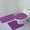 Purple, variant on Empire Home Fashion 3-Piece Quinn Solid Bathroom Rug Set