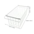 thumbnail image 2 of OULII Countertop Fridge Bins Freezer Organizer Baskets Carbon Steel Organization Food Organization 1Pcs, 2 of 8