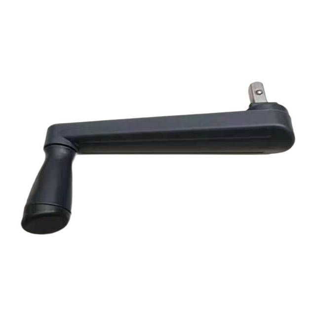 Sombrilla de exterior con manivela desmontable para balcón, 14 cm de largo Gris