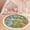 Color 4, variant on Washable Non Slip 3ft Round Rug, Colorful School Supplies Globe Plaid Frame Circle Area Rugs with Tassels Carpet for Nursery Bedroom Living Room Playroom Classroom