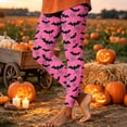 thumbnail image 4 of Yeaiivve Cute Leggings for Women Halloween SpiderWeb Bat Printed Skinny Pant Elastic High Waist Yoga Pants Cozy Stretchy Milk Silk Workout Legging 3XL, 4 of 7