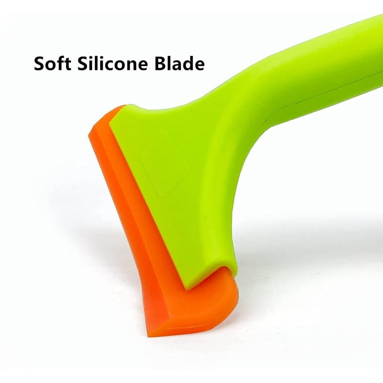 652F All-Purpose Silicone Squeegee for Shower Glass Door Window Cleaning Small  Squeegee for Car Window Windshield Mirror - AliExpress