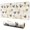 Cute Cartoon Pug, variant on Long Mouse Pads for Desk,Cute Cartoon Pug Desk Mats on Top Of Desks, Desk Mouse Pad Extra Large with 3mm Non-Slip Base and Stitched Edge for Gaming,Office,Work,Home 31.5"x11.8"