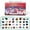 A, variant on Christmas Decorations Advent Calendar 2025, 24 Days Christmas Countdown Calendars, Healing Crystals Gemstones Minerals Fossils Advent Calendars Science Kit Rocks Collection for Learning