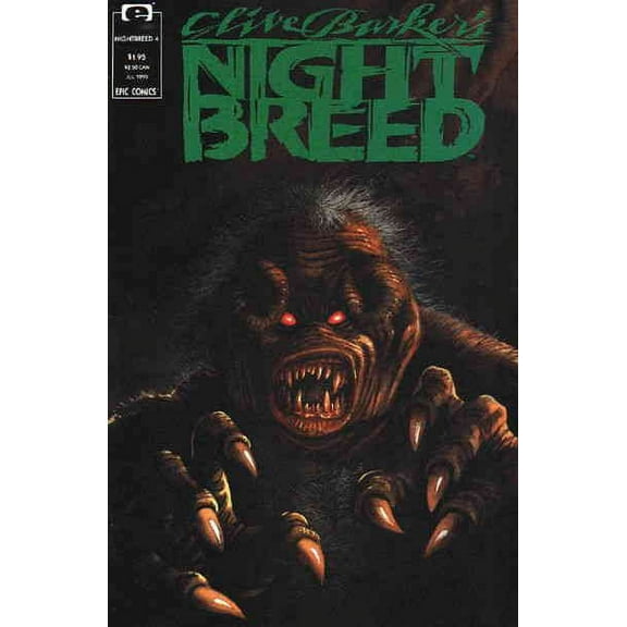 Night Breed (Clive Barker's ) #4 VF ; Epic Comic Book