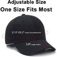 thumbnail image 4 of HSHDLDF 2 Pack Adjustable Size Baseball Cap Hat for Men and Women, 4 of 6