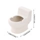 thumbnail image 3 of Cenicero de Cerámica para Inodoro, Cenicero de Escritorio para Baño, Adorno Decorativo Personalizado, Tendencia para Baño Masculino., 3 of 6
