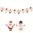 thumbnail image 3 of SDJMa Christmas Banners Flags Hanging Bunting Door Wall Window Hanging Decoration Ornaments Home Office Hotel Party Scene Decoration Supplies, 3 of 4