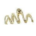 thumbnail image 1 of enjoywould French Style Hair Claw Crossing Teeth Spring Design Tight Irregular Wave Shape Large Hair Clip Hair Accessories, 1 of 6