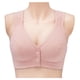 thumbnail image 2 of ICHUANYI Clearance Women's Fashion Sexy Non Steel Ring Front Buckle Vest Style Underwear(Pink, L) Ichuanyi Ichuanyi, 2 of 7