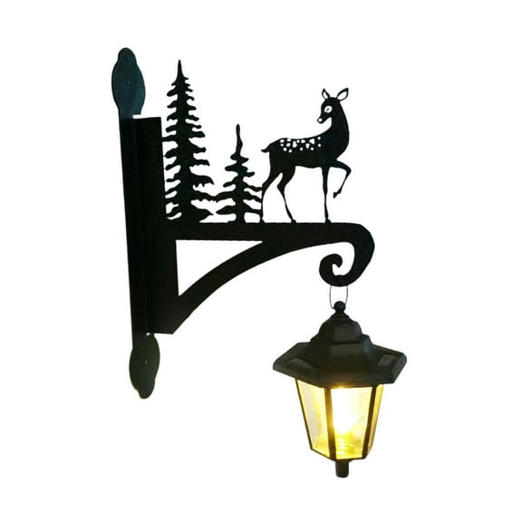yotijay Animal Outdoor Garden Statue Landscape Lamp with Solar Lights Crafts Gift Lovely Deer