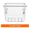 thumbnail image 3 of 25 PCS Drawer Organizer Set Clear Plastic Desk Drawer Dividers Trays Dresser Storage Bins Separation Box for Makeup, 3 of 7