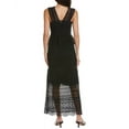thumbnail image 2 of Ulla Johnson womens  Lace Silk-Trim Maxi Dress, 8, Black, 2 of 3