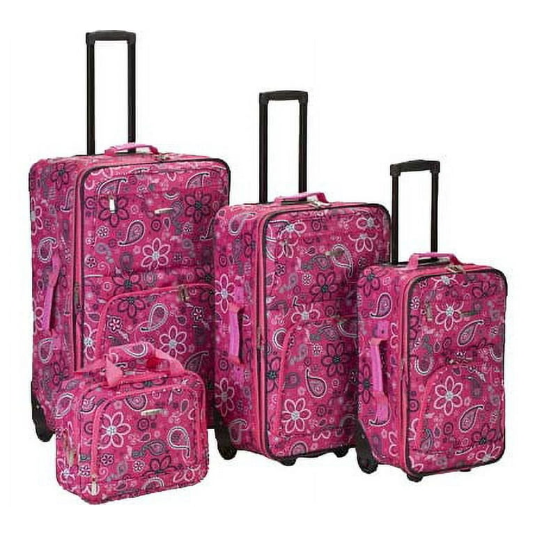 Rockland Soft Carry-On 4-Piece Expandable Luggage Set, F108