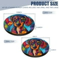 thumbnail image 2 of Electric Stove Burner Covers,4 Pcs Round Gas Burner Cover,8 and 10 Inch,Dachshund in World of Bold and Vivid Patterns, 2 of 7