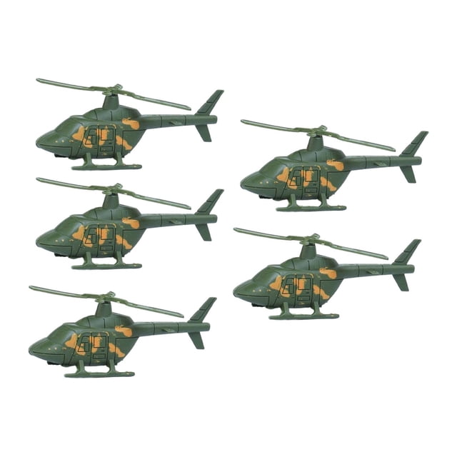 HILABEE Modèle Réduit de Voitures Miniatures de Poche Décorations de Table de Sable pour Garçons Enfants 5 Avions