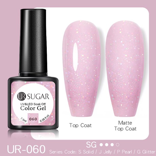 UR SUGAR 7,5 ml azul púrpura Color oscuro Gel esmalte de uñas híbrido de larga duración para Base MatteTop Coat Soak Off UV LED Nail Art Gel Tan Jianjun unisex