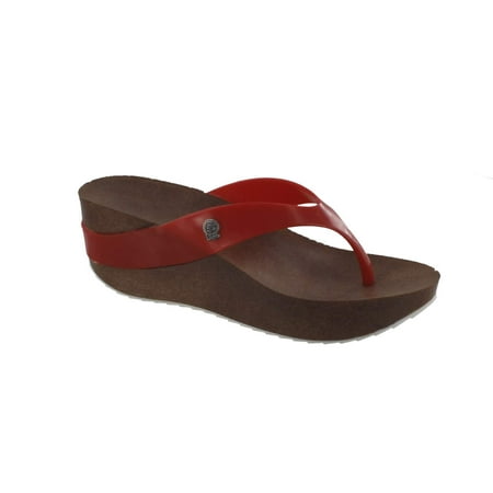 

Jelly Footwear Sandal Jandal Style Wedge Red 8