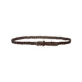 thumbnail image 3 of 3/4" (18 mm) Braided Woven Skinny Leather Nailheads Belt, 3 of 3