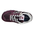 thumbnail image 5 of New Balance 574 Little Kid's Shoes Burgundy/Grey pc574-gb, 5 of 6