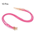 thumbnail image 3 of Uxcell 10Pcs Cordones de Collar Encerados al por Mayor 18" 1.5mm Cuerdas de Collar Rosa Fucsia, 3 of 6