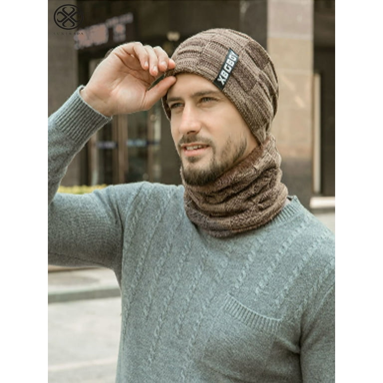 Khaki beanie hat sale