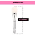 thumbnail image 5 of Multi-Purpose Silicone Mask Bush with Spoon-shaped Tail Handle, Soft Silicone Face Mask Brush for Mud, Clay Mask, DIY, Modeling Mask (silver), 5 of 5