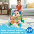 thumbnail image 4 of Fisher-Price Laugh & Learn Smart Stages Learn with Puppy Walker Baby & Toddler Toy, Height 18.19in, 4 of 8