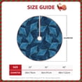 thumbnail image 2 of Balery Stingray Printed Christmas Tree Skirt , Merry Christmas Party Christmas Tree Decoration,Adjustable Tree Skirt-48", 2 of 6