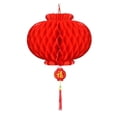 thumbnail image 4 of kurtrusly Honeycomb Thickened Red Plastic Paper Lantern Decoration Indoor and Outdoor Wedding Celebration Tree Hanging Scene Layout, 4 of 7