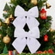 thumbnail image 3 of Decoraciones de Navidad Al Aire Libre 2 Paquetes de Terciopelo Arco de Navidad 15x14cm Agrupado Rojo Verde Rosado Blanco Paño Decoraciones Del Árbol de Navidad, 3 of 6