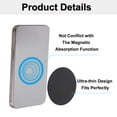 thumbnail image 3 of Uxcell Replacement Metal Plates Black for Magnet Phone Case Holders, 1.18" 32Pcs, 3 of 7