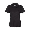 thumbnail image 2 of Adidas - Women's Mélange Polo - A403 - Black Melange - Size: L, 2 of 3