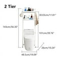thumbnail image 3 of 1/2/3 Tier Toilet Bathroom Space Saver, Shelf Over Toilet, Multi-Fuction Storage Unit Organizer Space Saving, 3 of 8