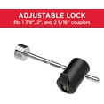 thumbnail image 5 of TOWSMART 1/4 in. Pin, Adjustable Coupler Lock, 1 in. to 3 in. Coupler Span - Chrome, 5 of 8