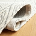 thumbnail image 5 of SAFAVIEH Marbella Winston Diamond Area Rug, Grey/Ivory, 6' x 6' Square, 5 of 8