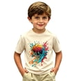 thumbnail image 3 of Vêtements pour Filles T-Shirt Graphique à Col Rond Chemises d'Été pour Filles Pyjamas Garçons 8-9 Ans, 3 of 3