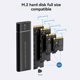 thumbnail image 2 of Adaptador de Carcasa SSD SATA M.2 NVMe Sin Herramientas USB 3.2 Gen2 20 Gbps NVMe Externo A USB SATA M-Key / B+M Key Negro, 2 of 5